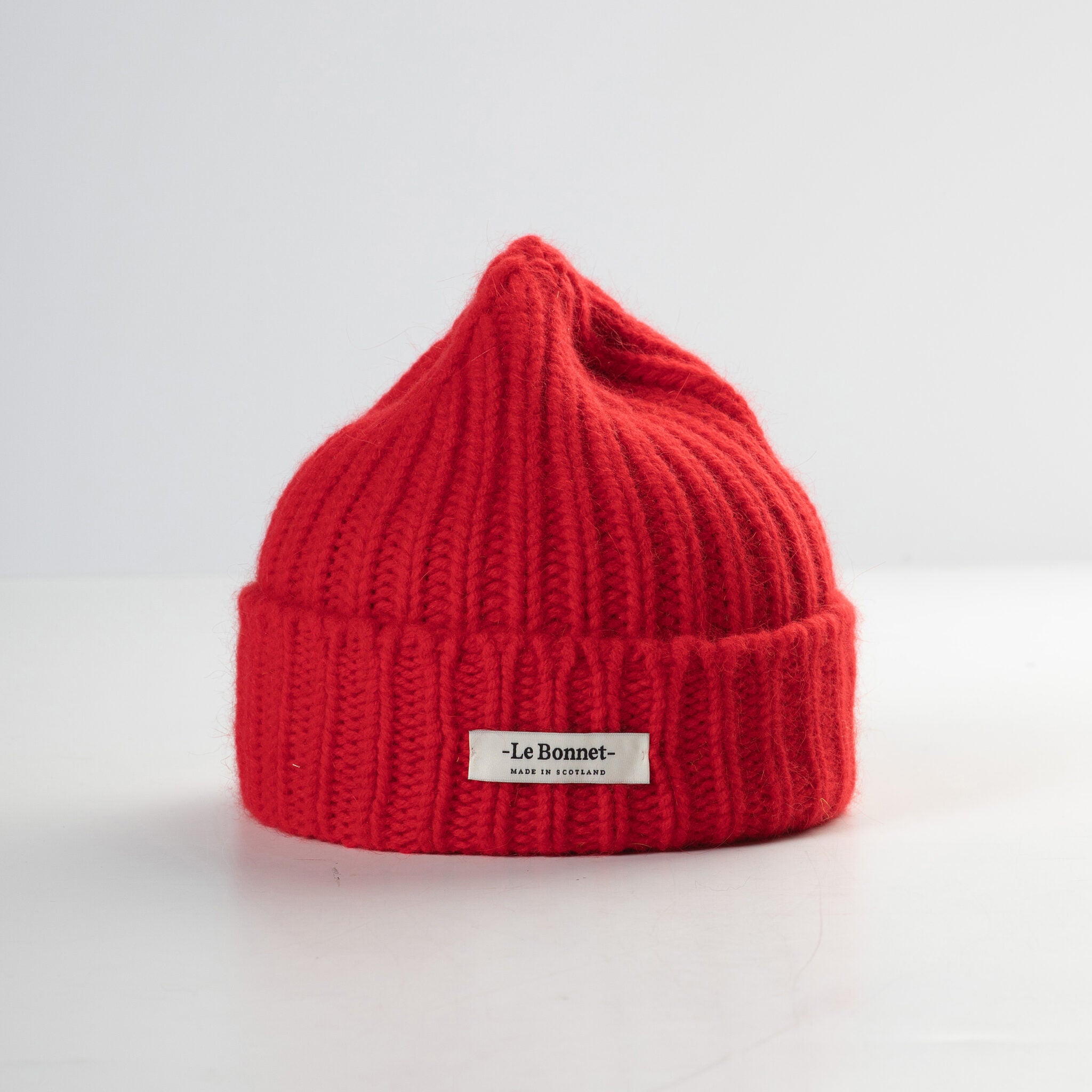 LE BONNET - Strickmütze "Logo Crimson"
