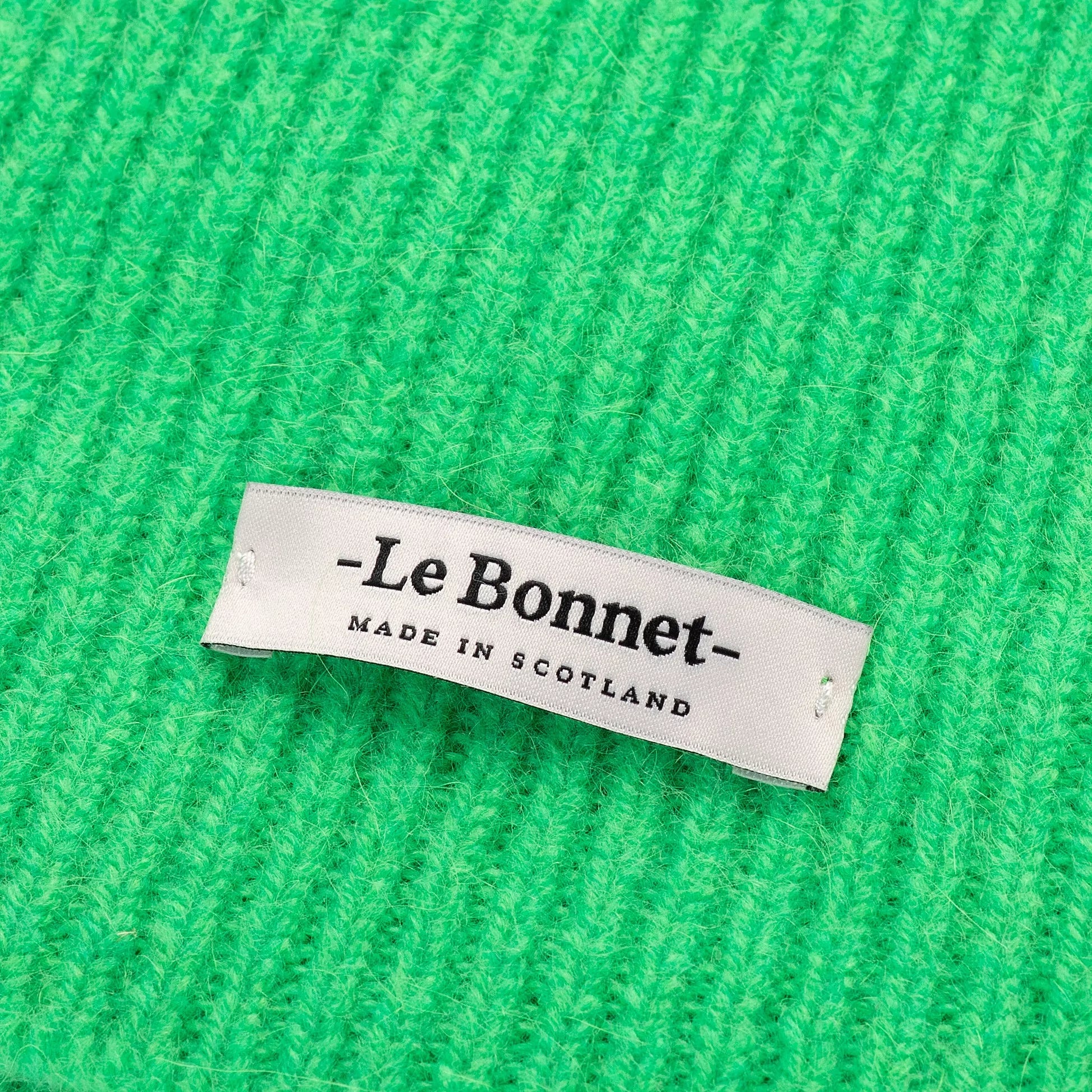 LE BONNET - Strickmütze "Beanie Neon Green"