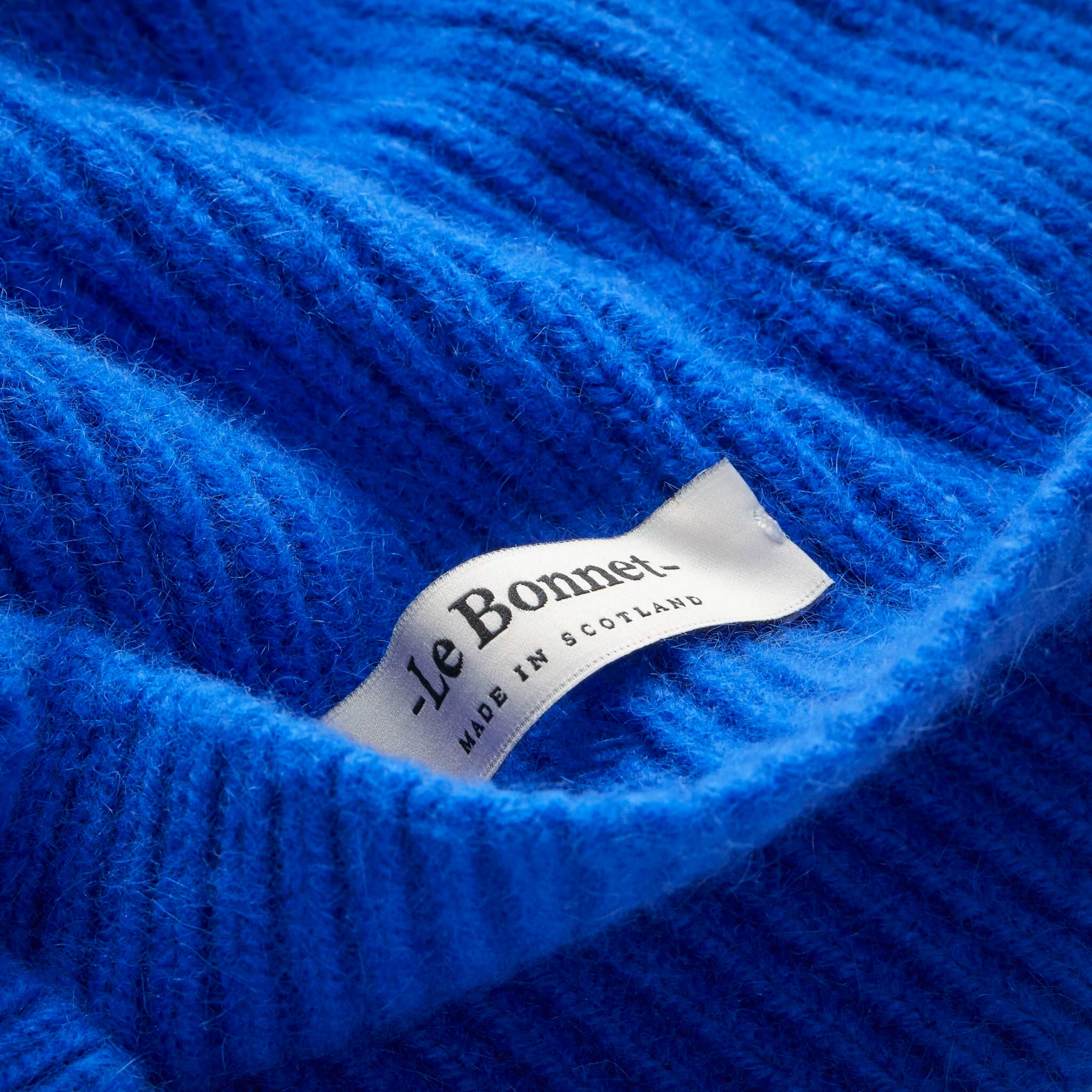 LE BONNET - Strickschal Royal Azure