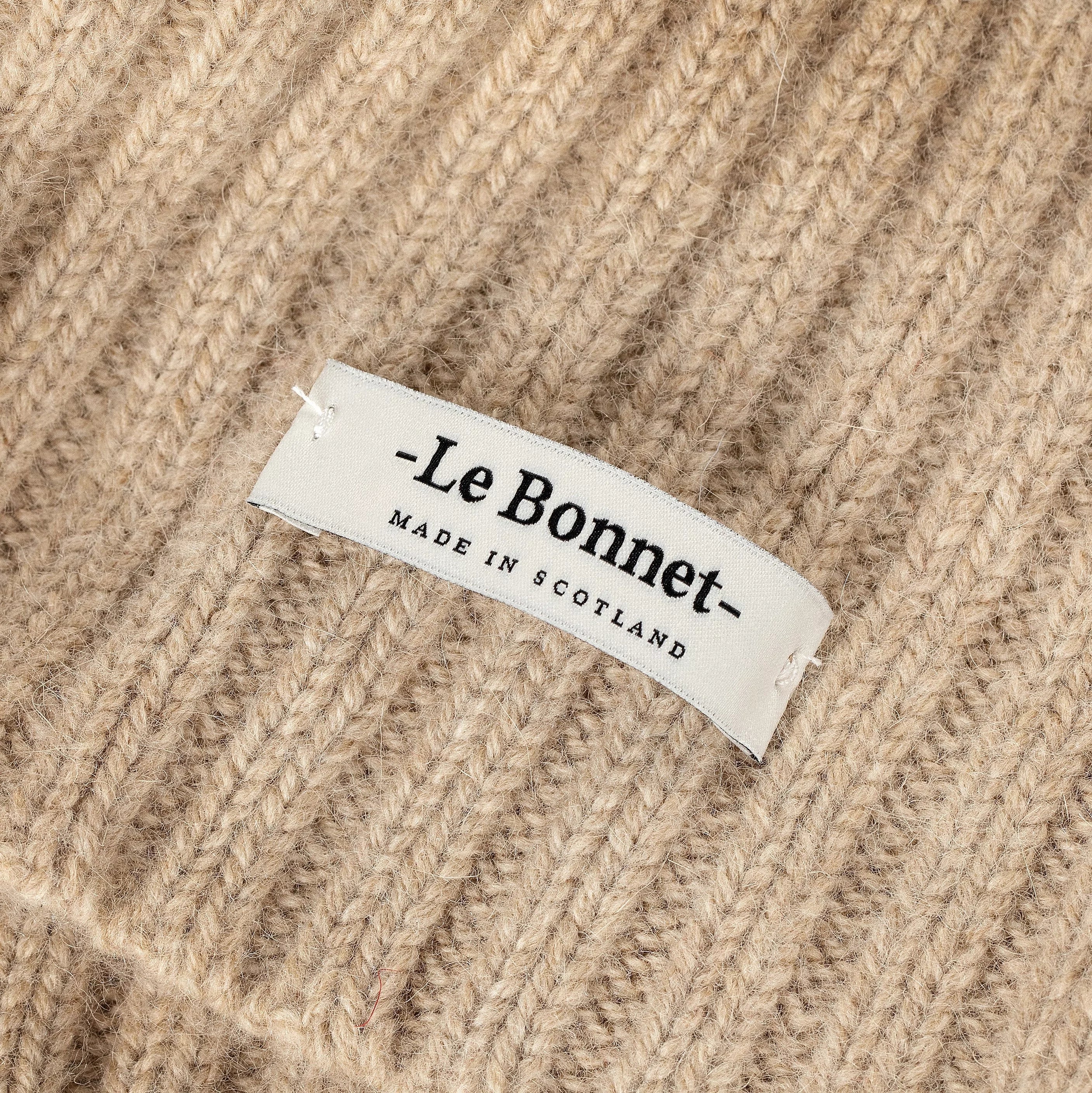 LE BONNET - Strickmütze "Le Grand Beanie" Sand