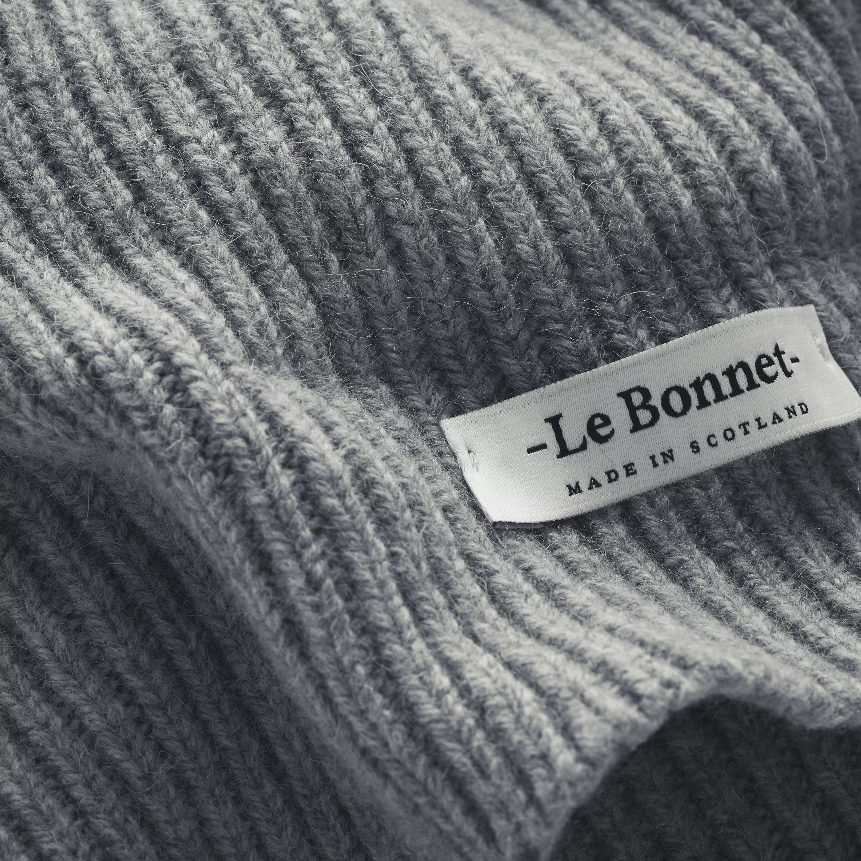LE BONNET - Strickschal Smoke