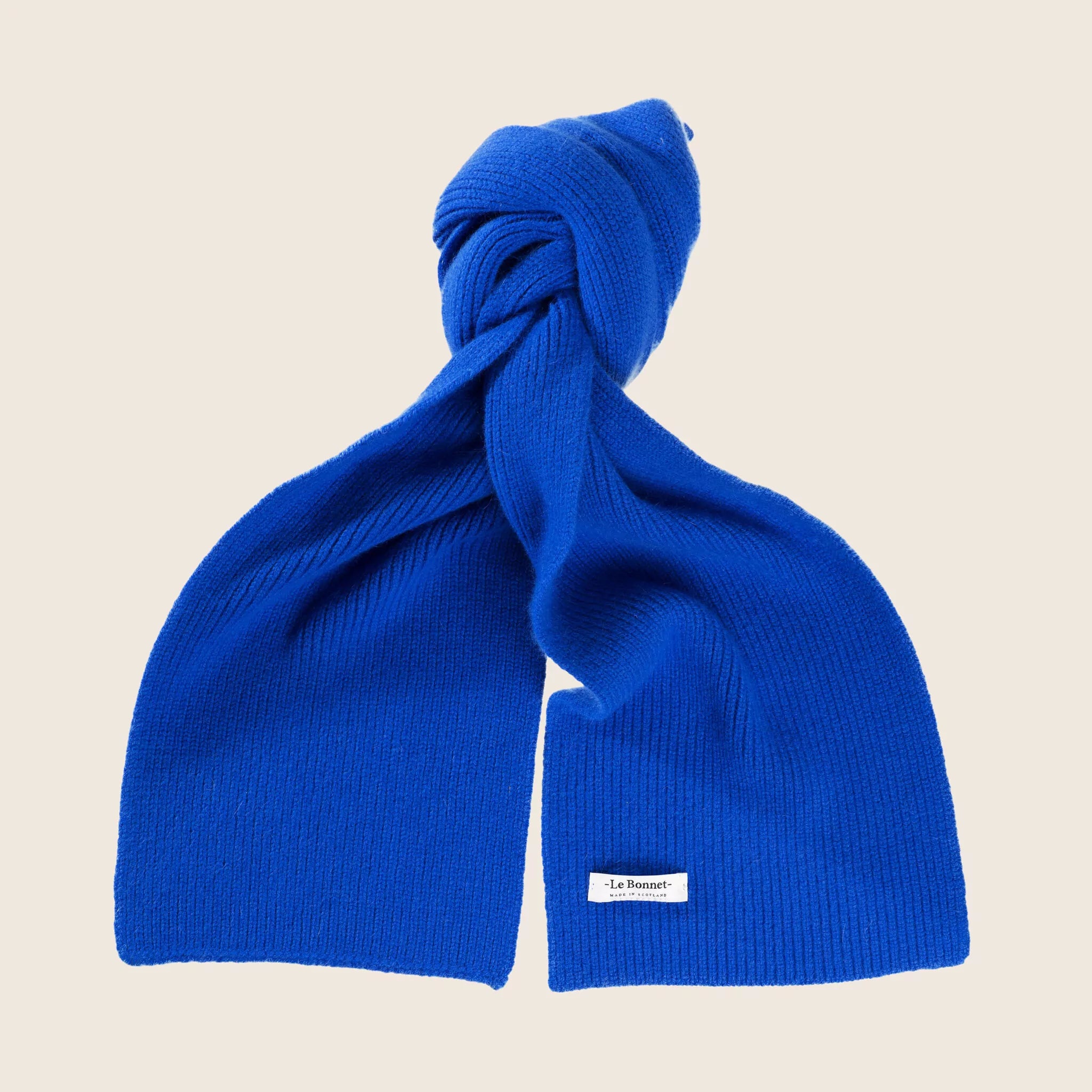 LE BONNET - Strickschal Royal Azure