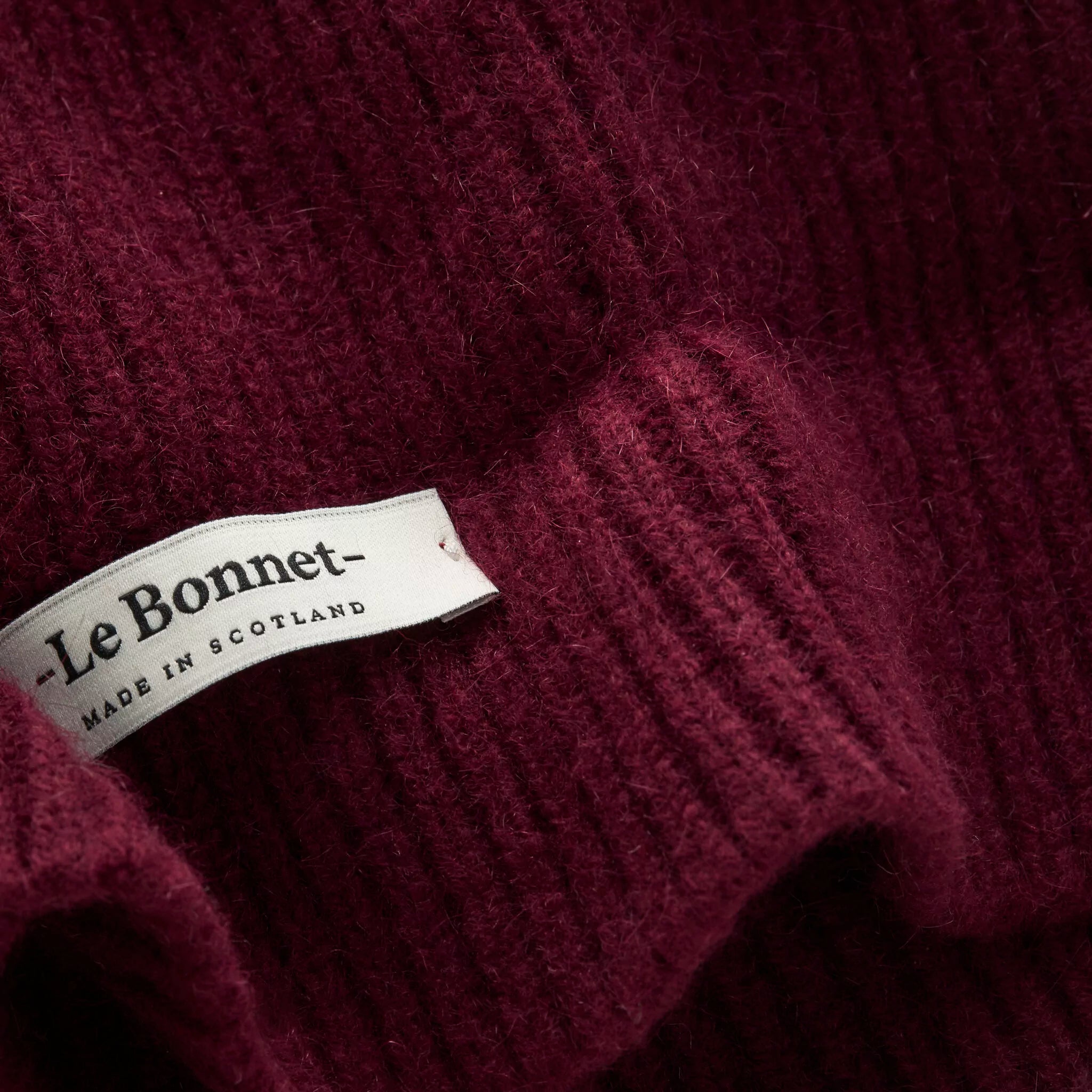 LE BONNET - Strickschal Wine
