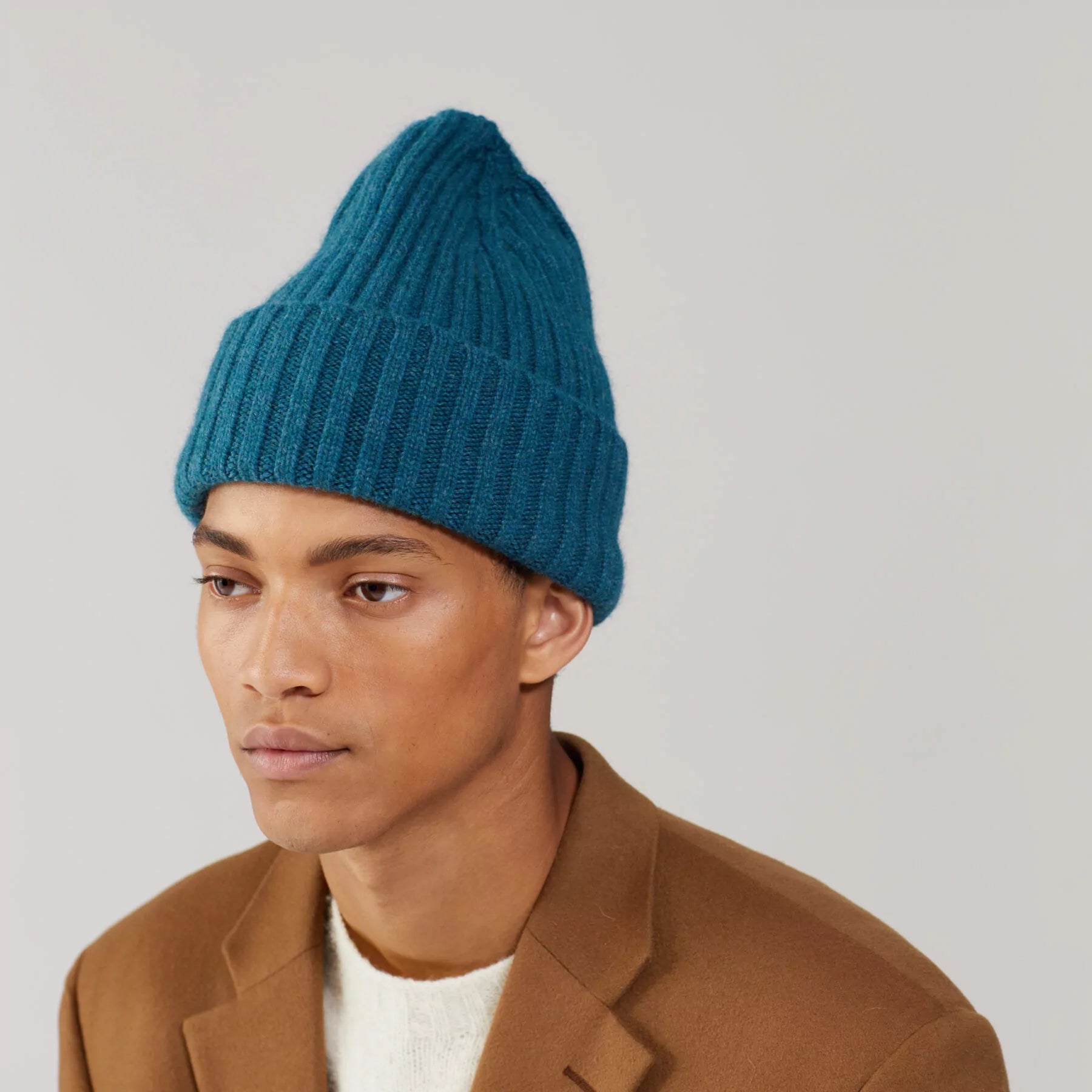 LE BONNET - Strickmütze "Le Grand Beanie" Petrol