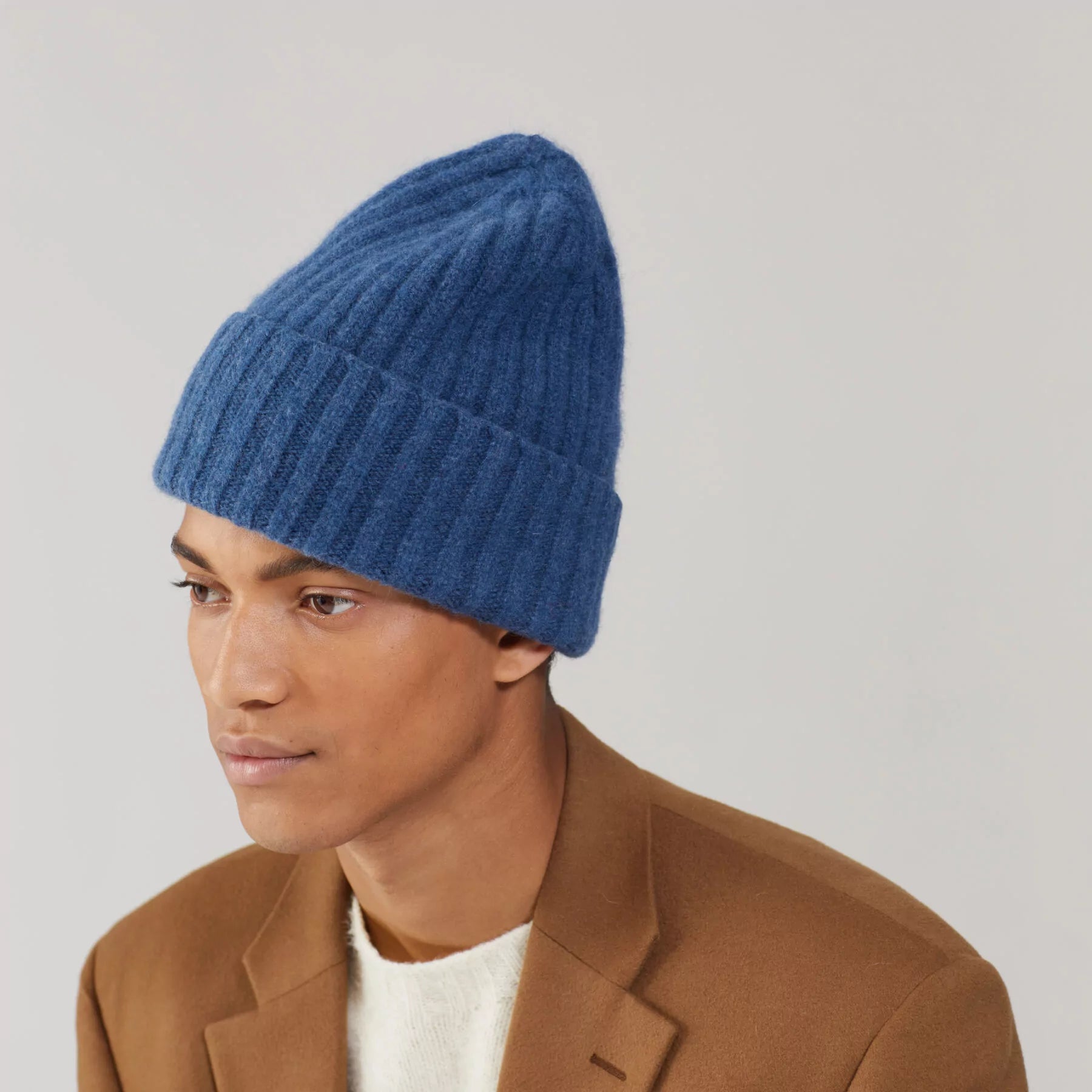 LE BONNET - Strickmütze "Le Grand Beanie" Steel