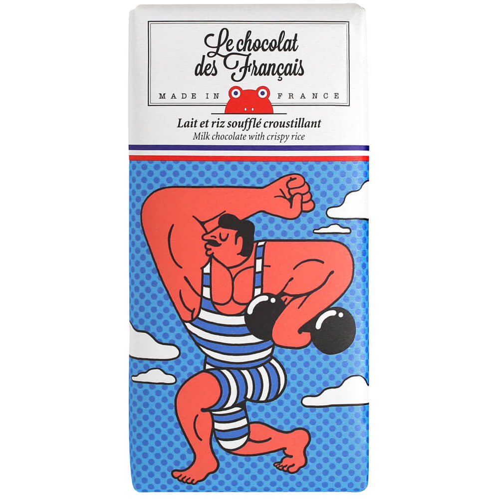 LE CHOCOLAT DES FRANCAIS - Bio-Schokoladentafel "Muscle"