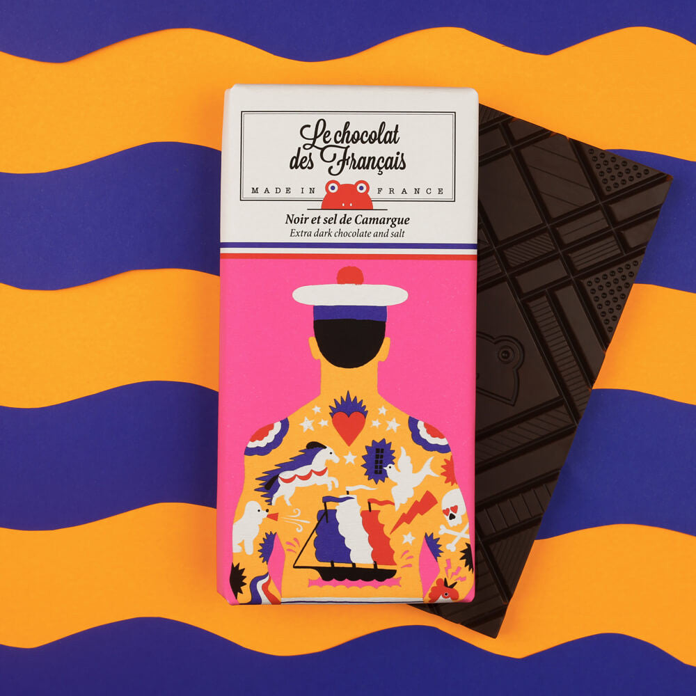 LE CHOCOLAT DES FRANCAIS - Bio-Schokoladentafel "Marin"