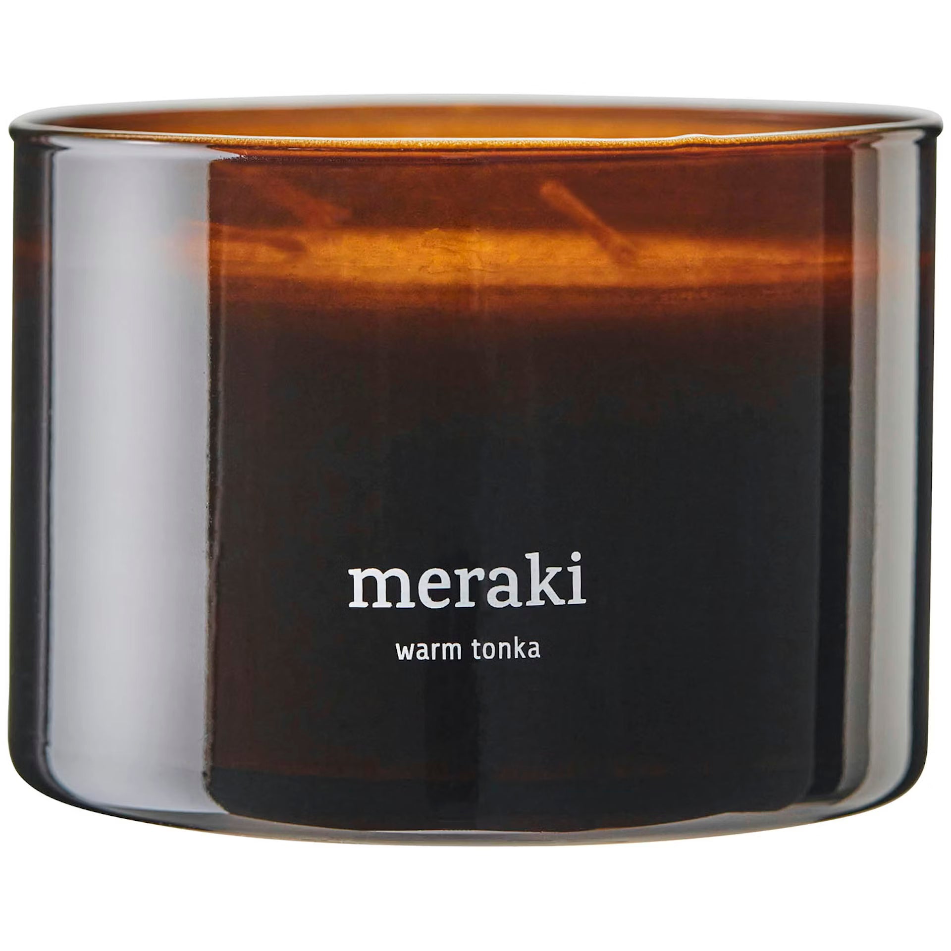 Meraki - Duftkerze Dark Wood, groß