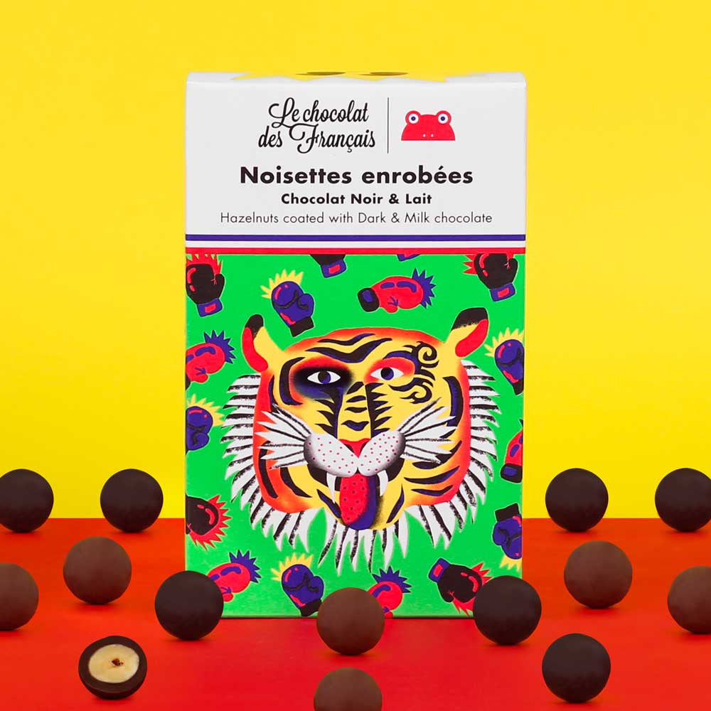 LE CHOCOLAT DES FRANCAIS - Bio-Schokodragees "Tigre"