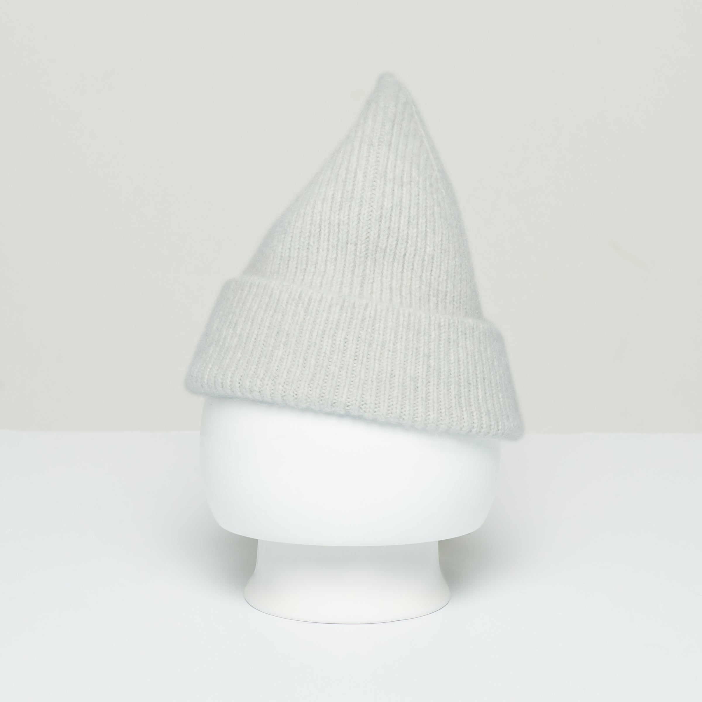 LE BONNET - Strickmütze "Beanie" Silver One Size