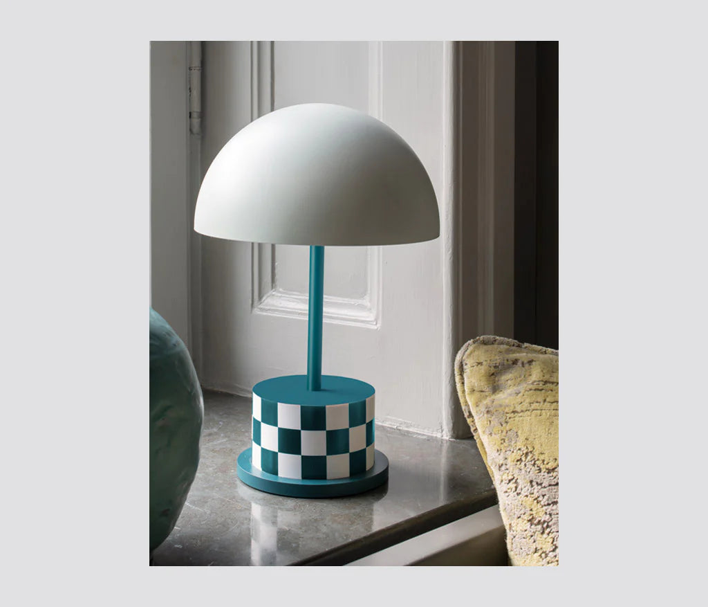 PRINTWORKS - Tragbare Lampe "Riviera" Checkers