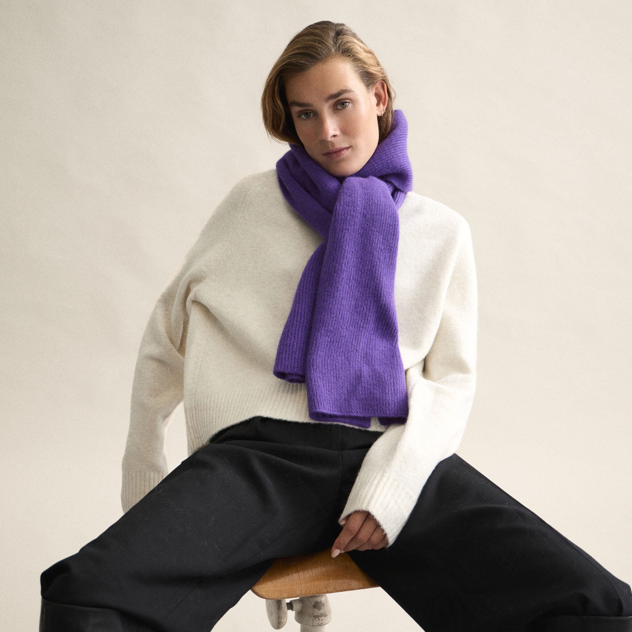 Le Bonnet - Strickschal Grape