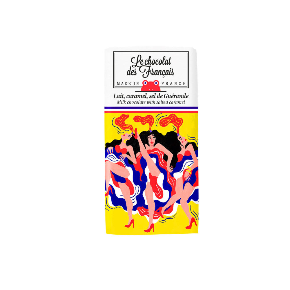LE CHOCOLAT DES FRANCAIS - Mini Bio-Schokoladentafel "Danseuses"