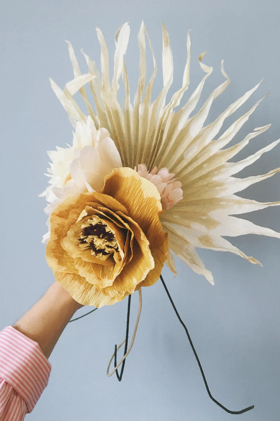 STUDIO ABOUT - PAPER FLOWER, Morning Glory, Rose 80430R