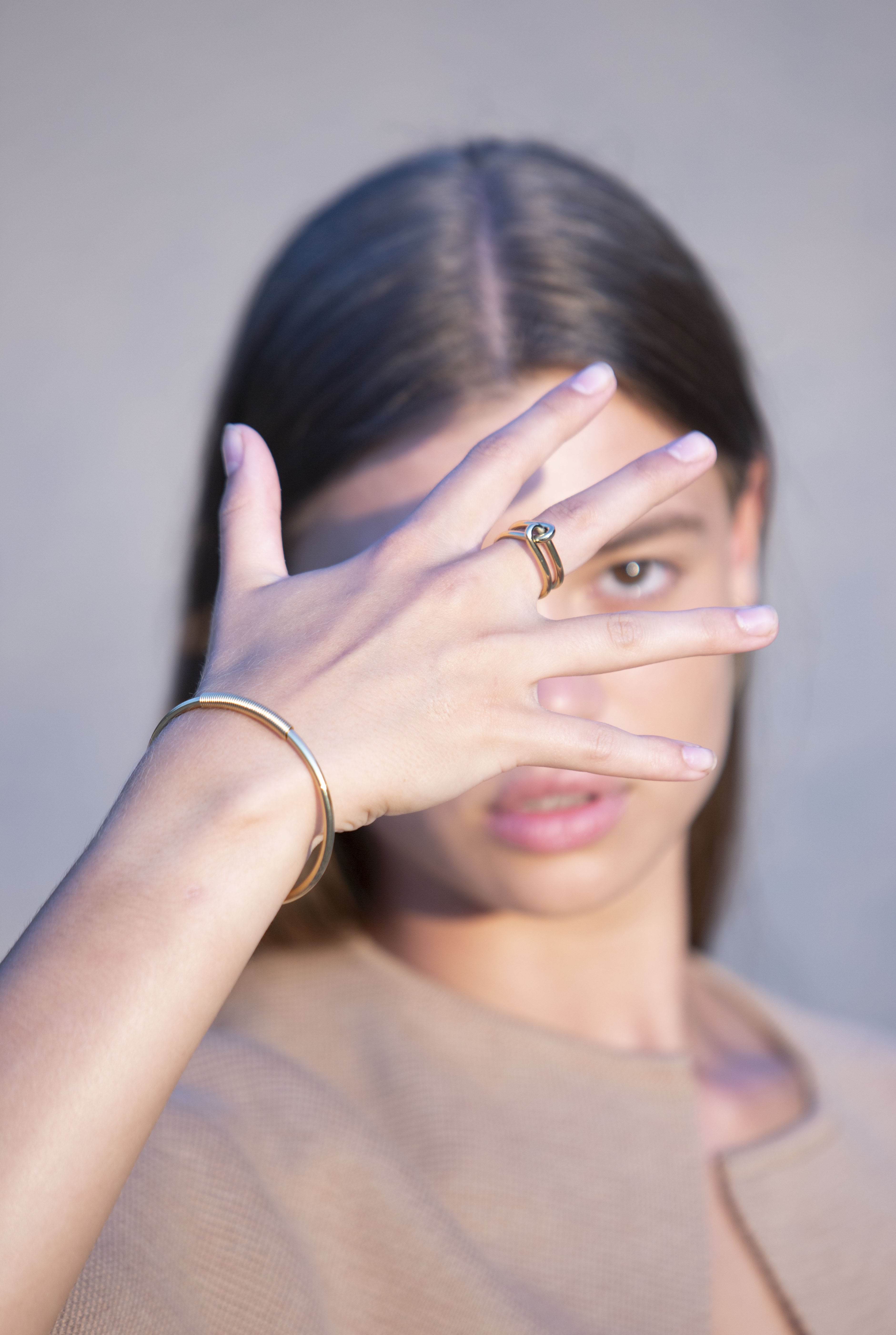 BANDHU - Ring "Wire" Gold W2