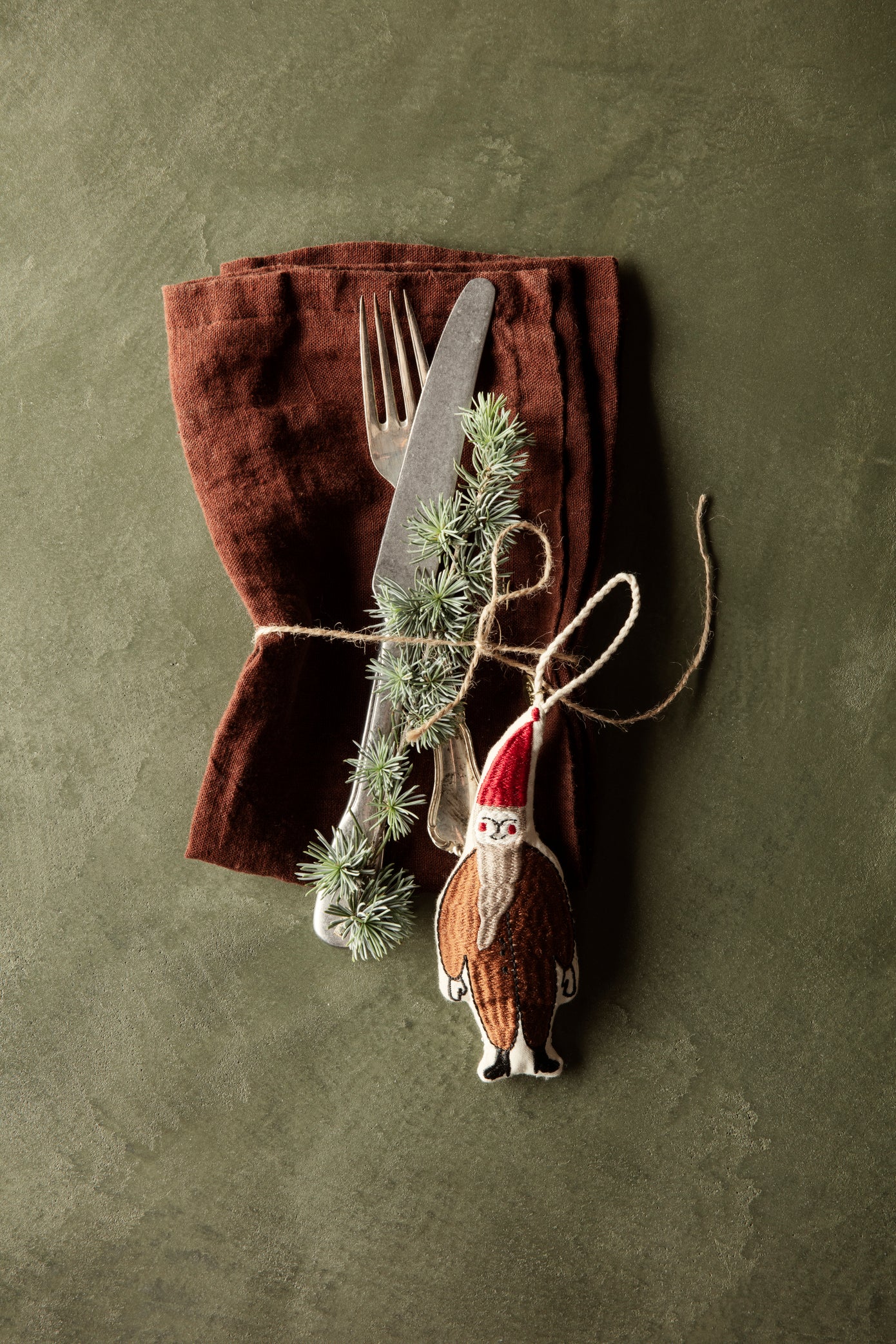 FERM LIVING - Leinen Serviette "Linen Napkins" 2er Set Cinnamon