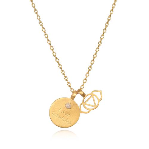 SATYA - Kette I am Intuitive, vergoldet