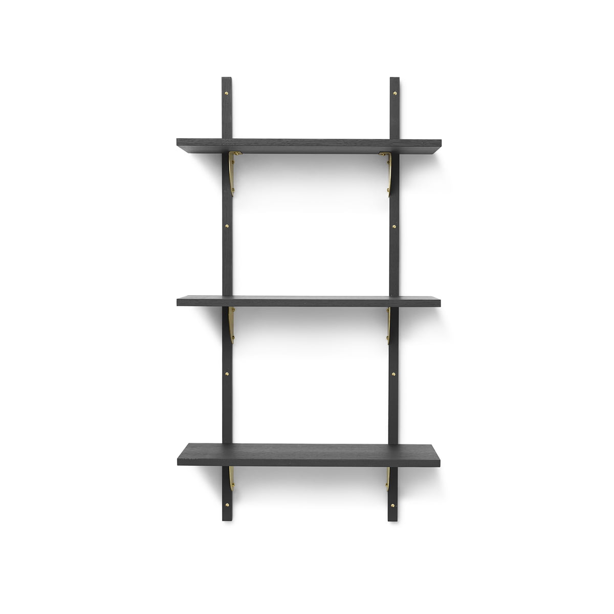 FERM LIVING - Wandregal Sector "Triple" Black Ash