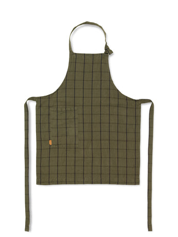 FERM LIVING - Küchenschürze "Hale Apron" Green/Black
