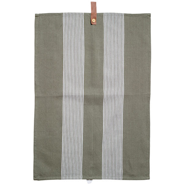 STOREFACTORY - Geschirrtuch "Utveda" Green/White - - No59 Conceptstore Cologne
