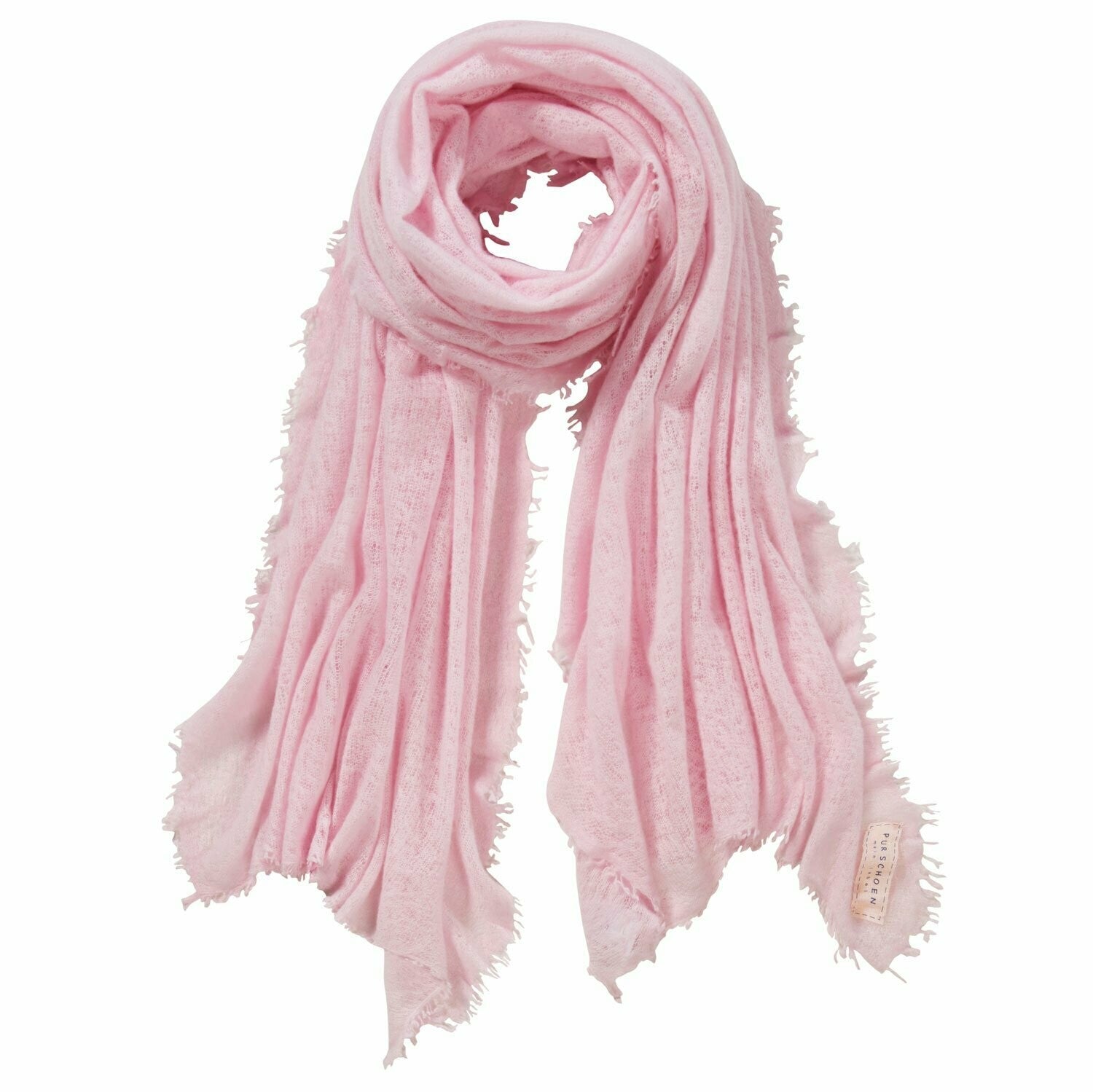 PUR SCHOEN - Kaschmirschal "247-4018" in Puder-Rose - - No59 Conceptstore Cologne