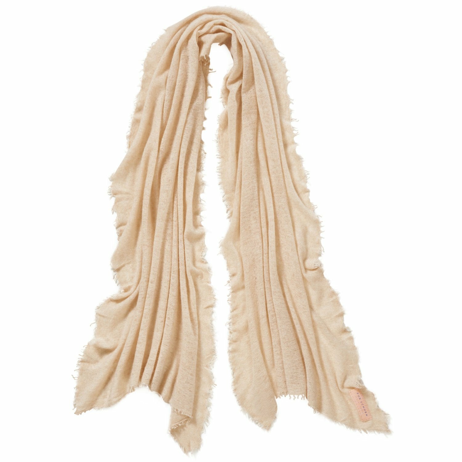 PUR SCHOEN - Kaschmirschal "246-9930" Hell Beige