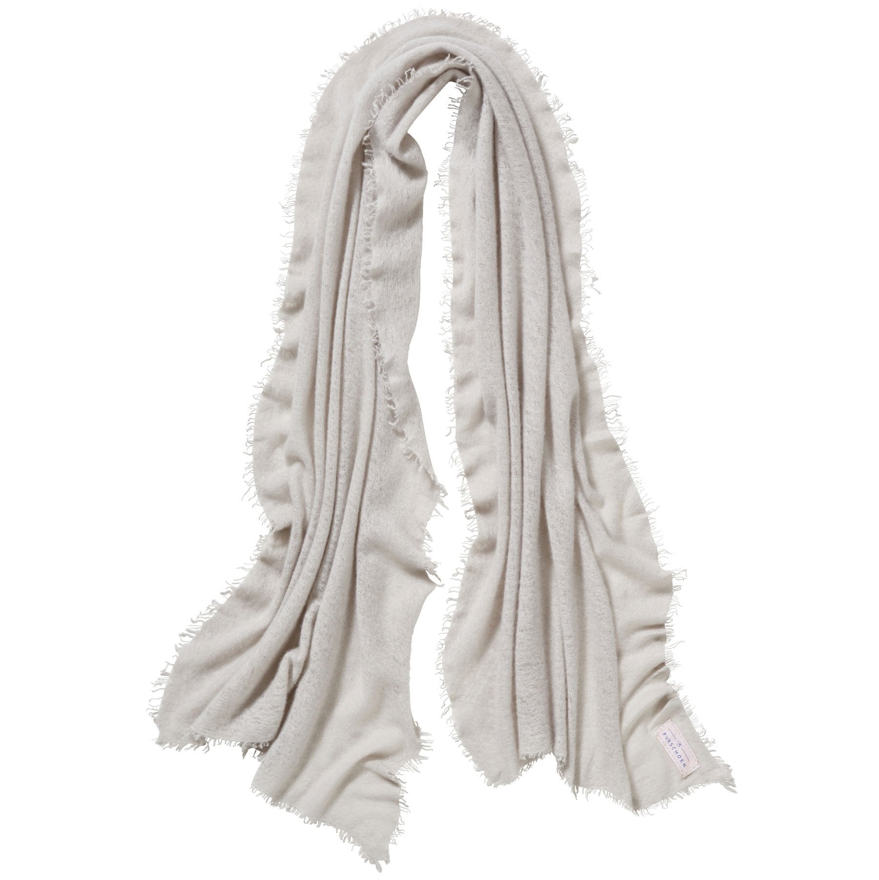 PUR SCHOEN - Kaschmirschal "247-4067" Graubeige