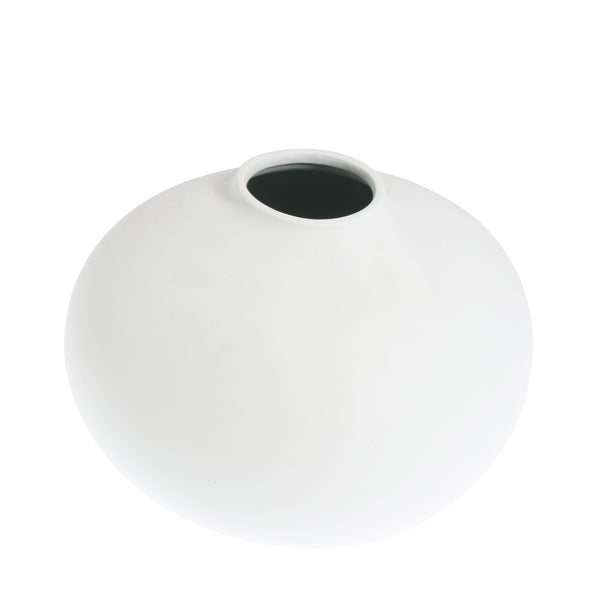 STOREFACTORY - Vase "Källa" L White Round - - No59 Conceptstore Cologne