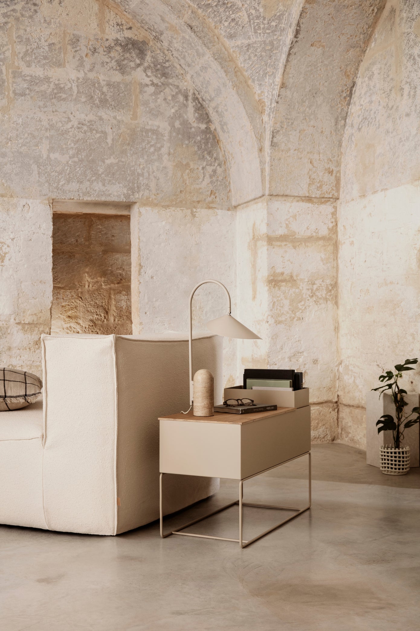 FERM LIVING - Blumenkasten "Plant Box" L Light Grey - - No59 Conceptstore Cologne