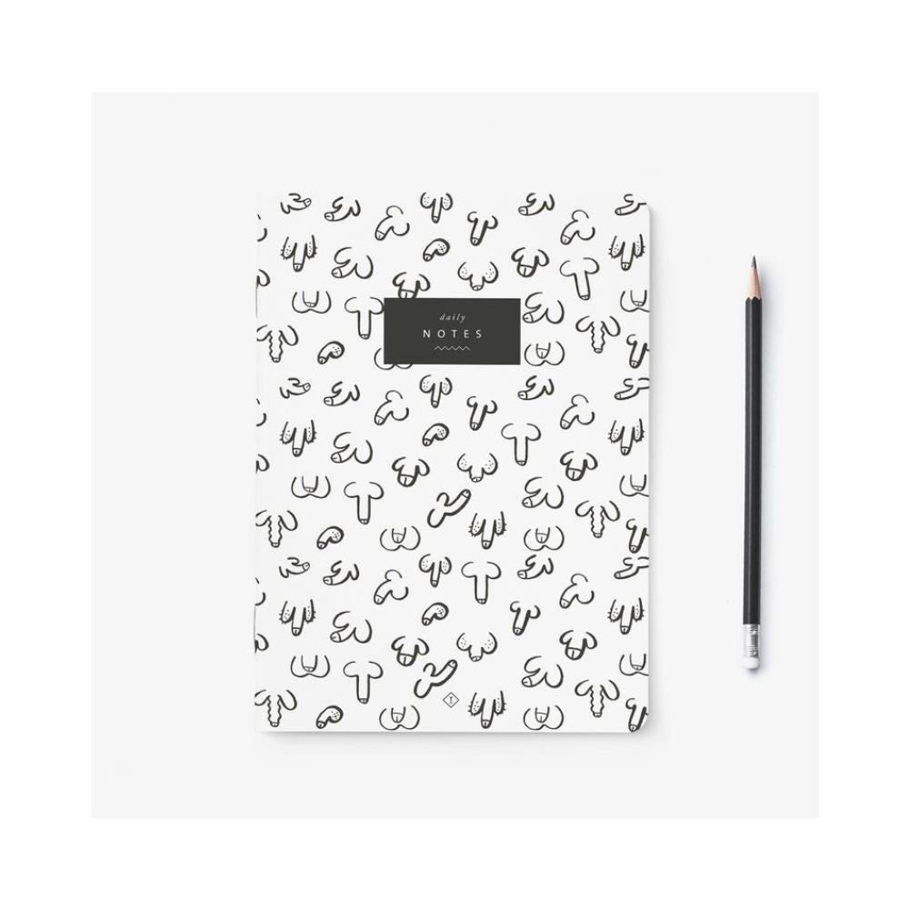 TYPEALIVE - Notizheft "DICKe Freunde" Notizbuch Typealive