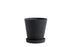 HAY - Blumentopf mit Untersetzer "Flowerpot" M Schwarz Blumentopf HAY