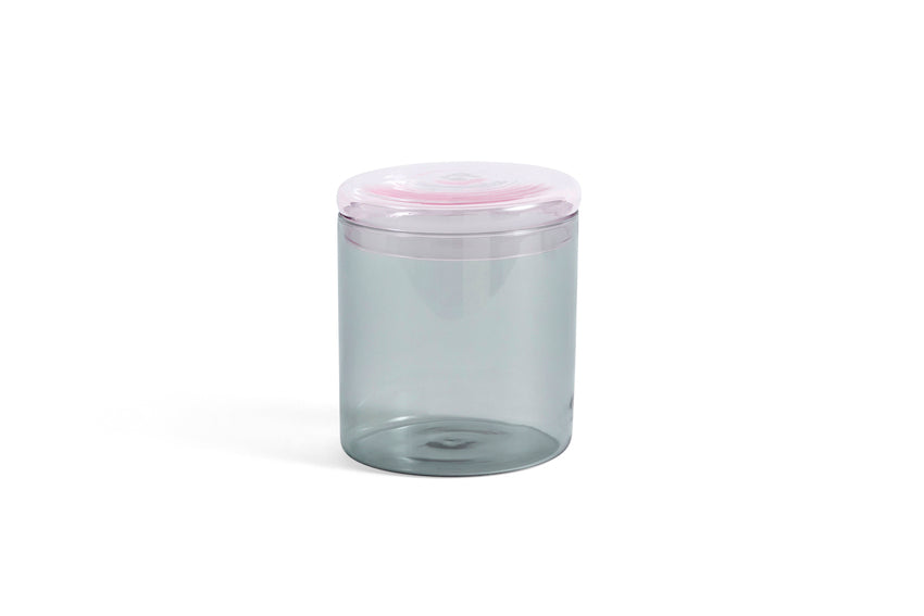 HAY - Glas "Borosilicate Jar" L Grey - - No59 Conceptstore Cologne