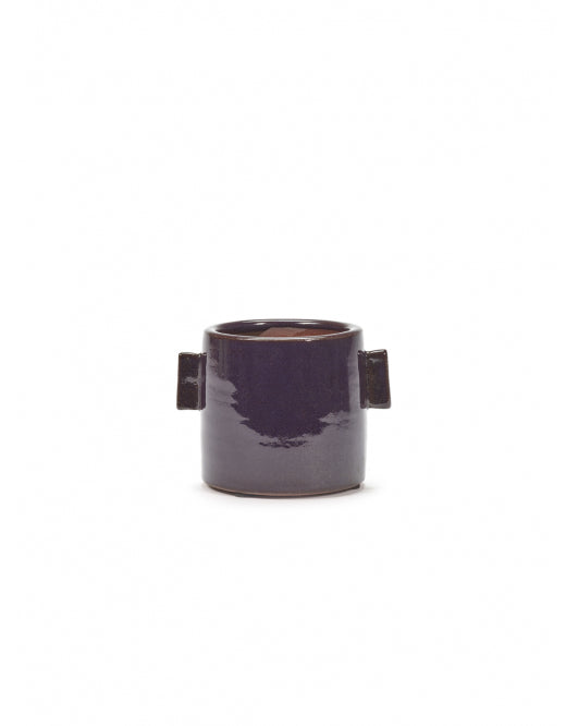 SERAX - Blumentopf Aubergine S H10,5 - - No59 Conceptstore Cologne