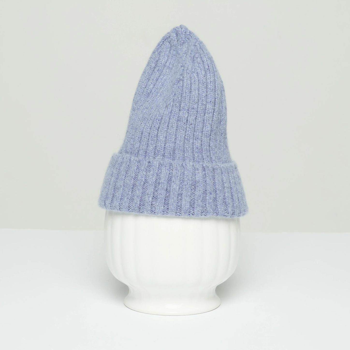 LE BONNET - Strickmütze "Le Grand Beanie" Washed Denim