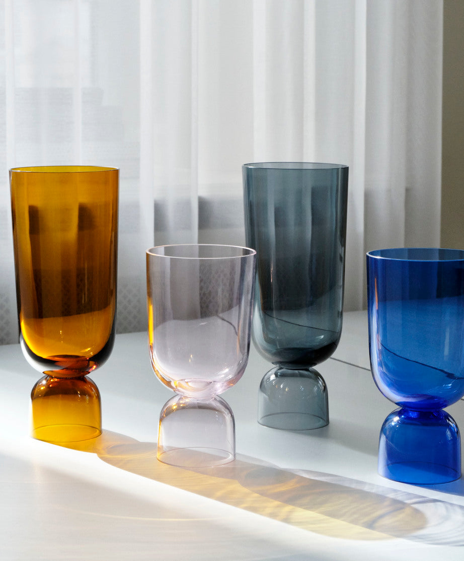 HAY - Vase "Bottoms Up" S in Electric Blue Vase HAY