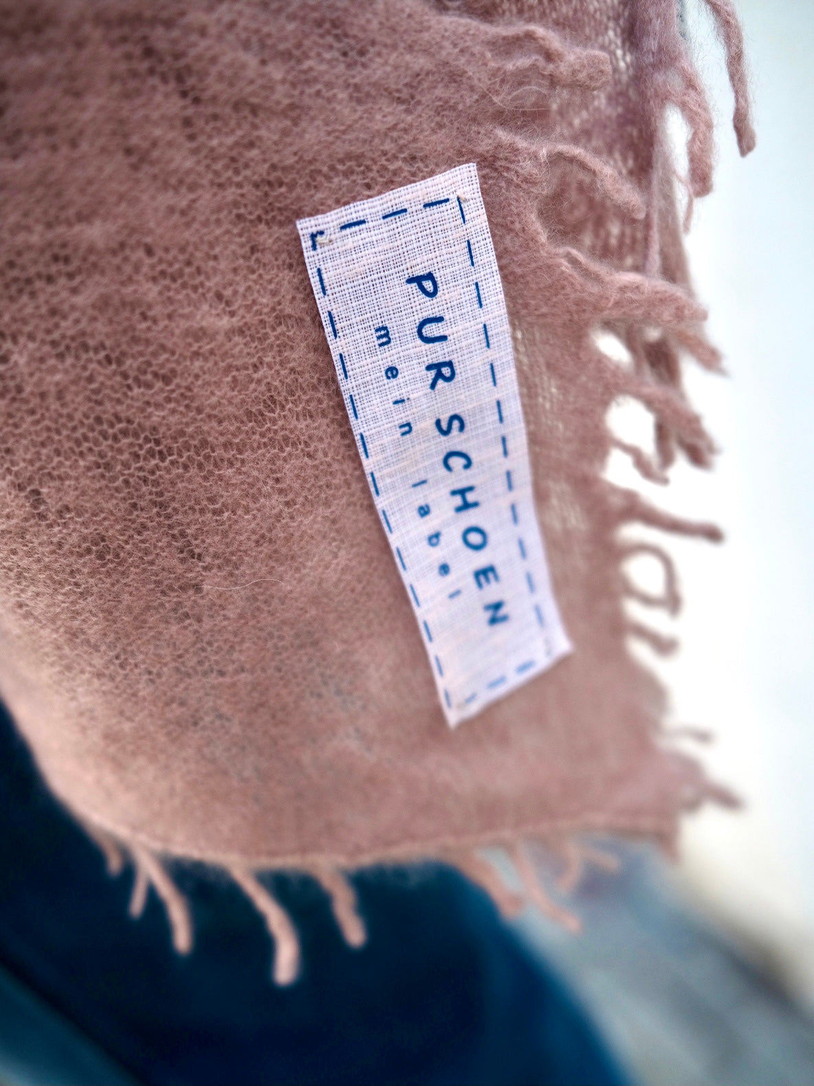 PUR SCHOEN - Kaschmirschal "247-4011" in Stone - - No59 Conceptstore Cologne