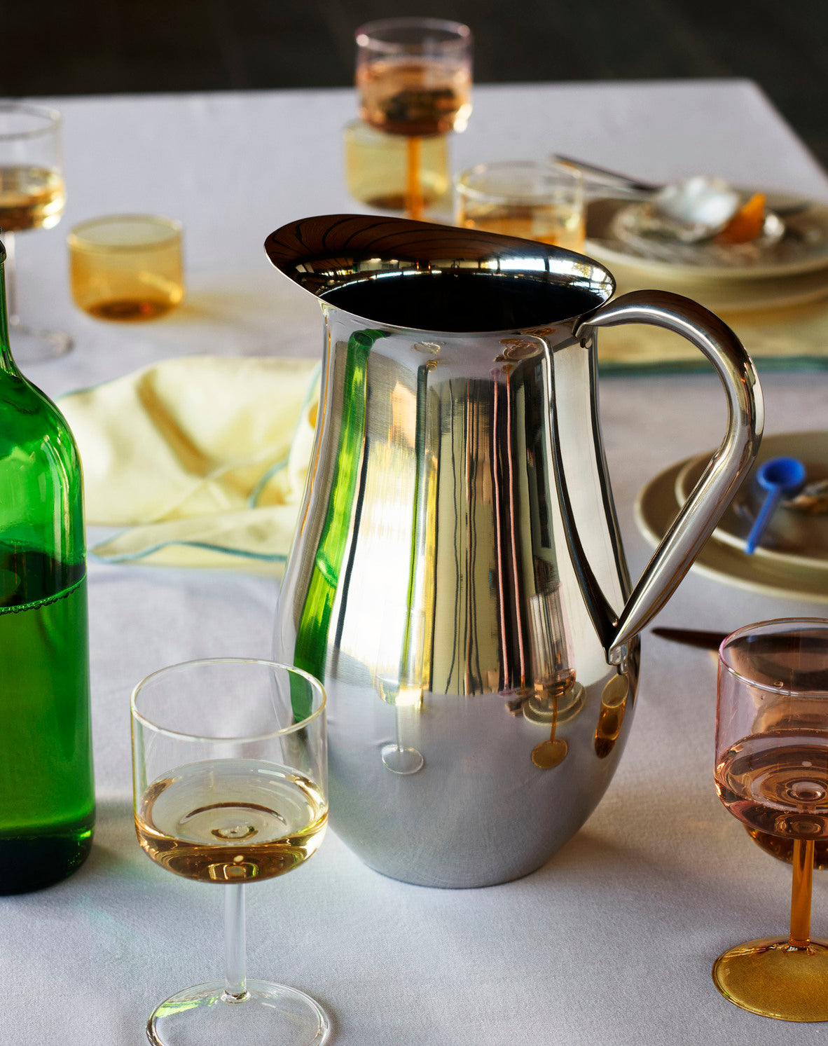 HAY - Karaffe "Indian Steel Pitcher " Silber