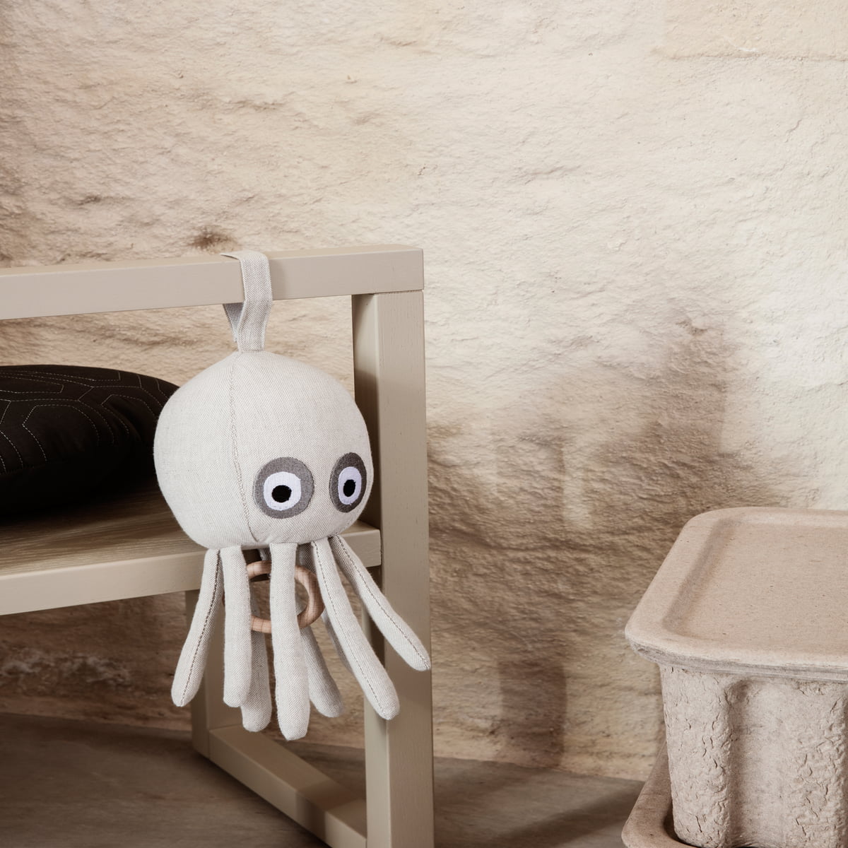 FERM LIVING - Spieluhr "Octopus Music Mobile" Sand Spieluhr Ferm Living