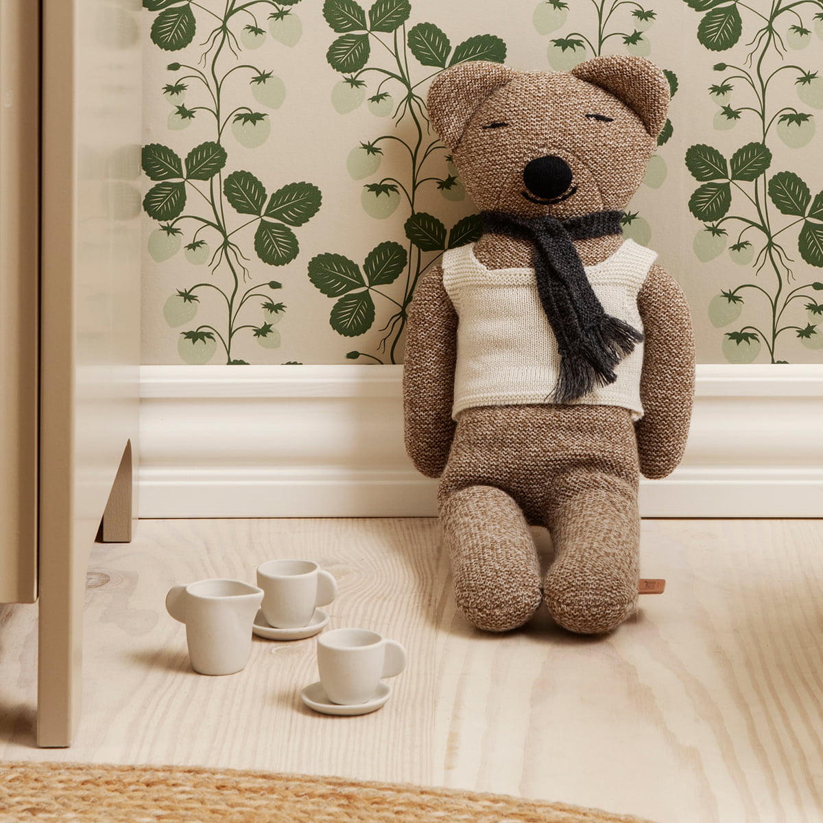 FERM LIVING - Teddybär "Roy" Sugar Kelp Melange - - No59 Conceptstore Cologne