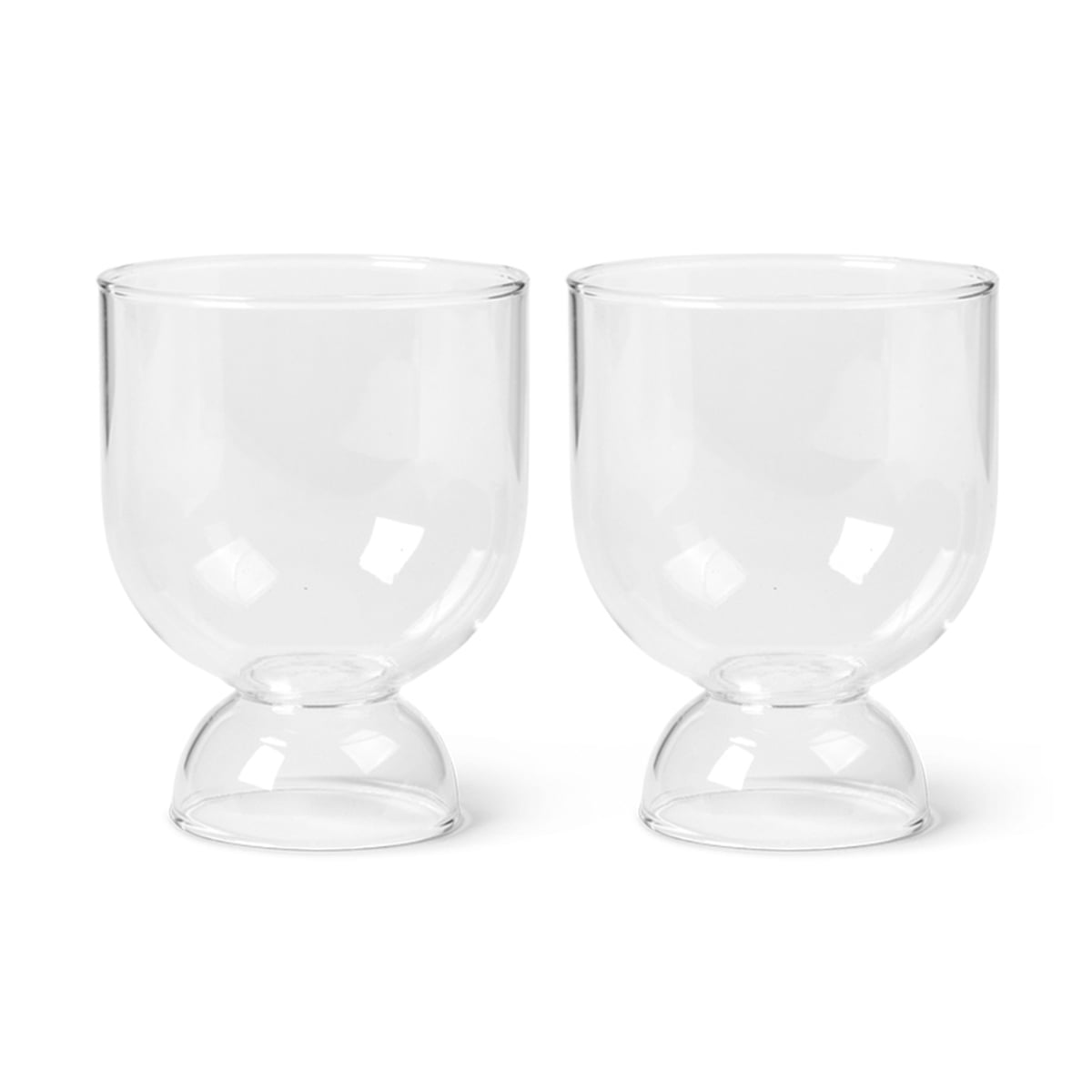 FERM LIVING - Gläser "Still" Clear 2er Set - - No59 Conceptstore Cologne