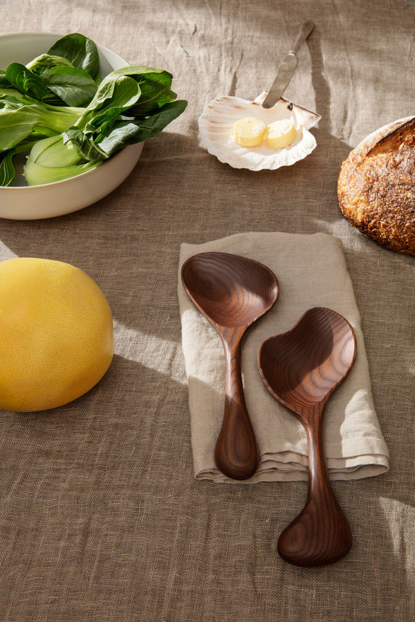 FERM LIVING - Salatbesteck "Os Salad Servers" Dark Brown - - No59 Conceptstore Cologne