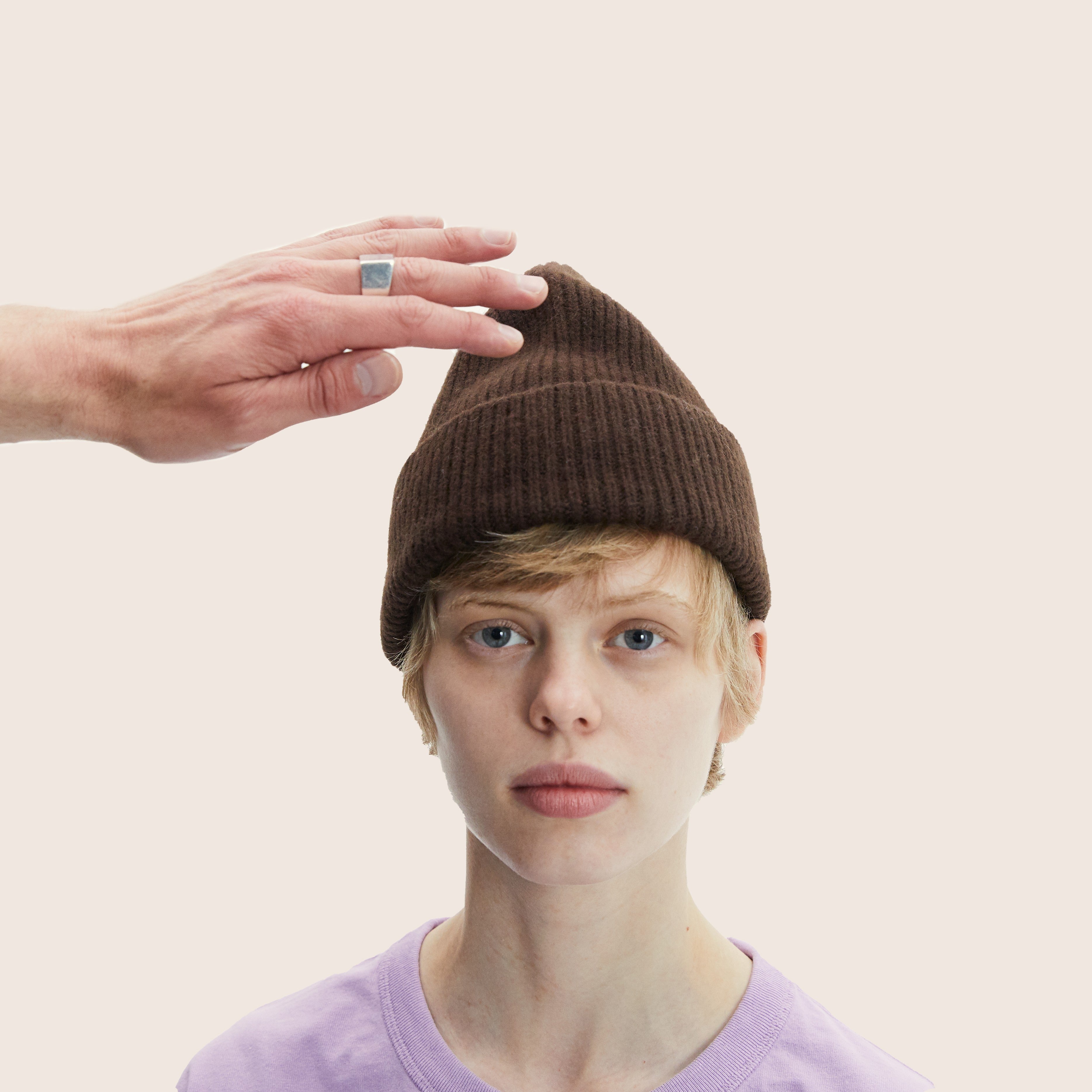 LE BONNET - Strickmütze "Beanie" Gingerbread - - No59 Conceptstore Cologne