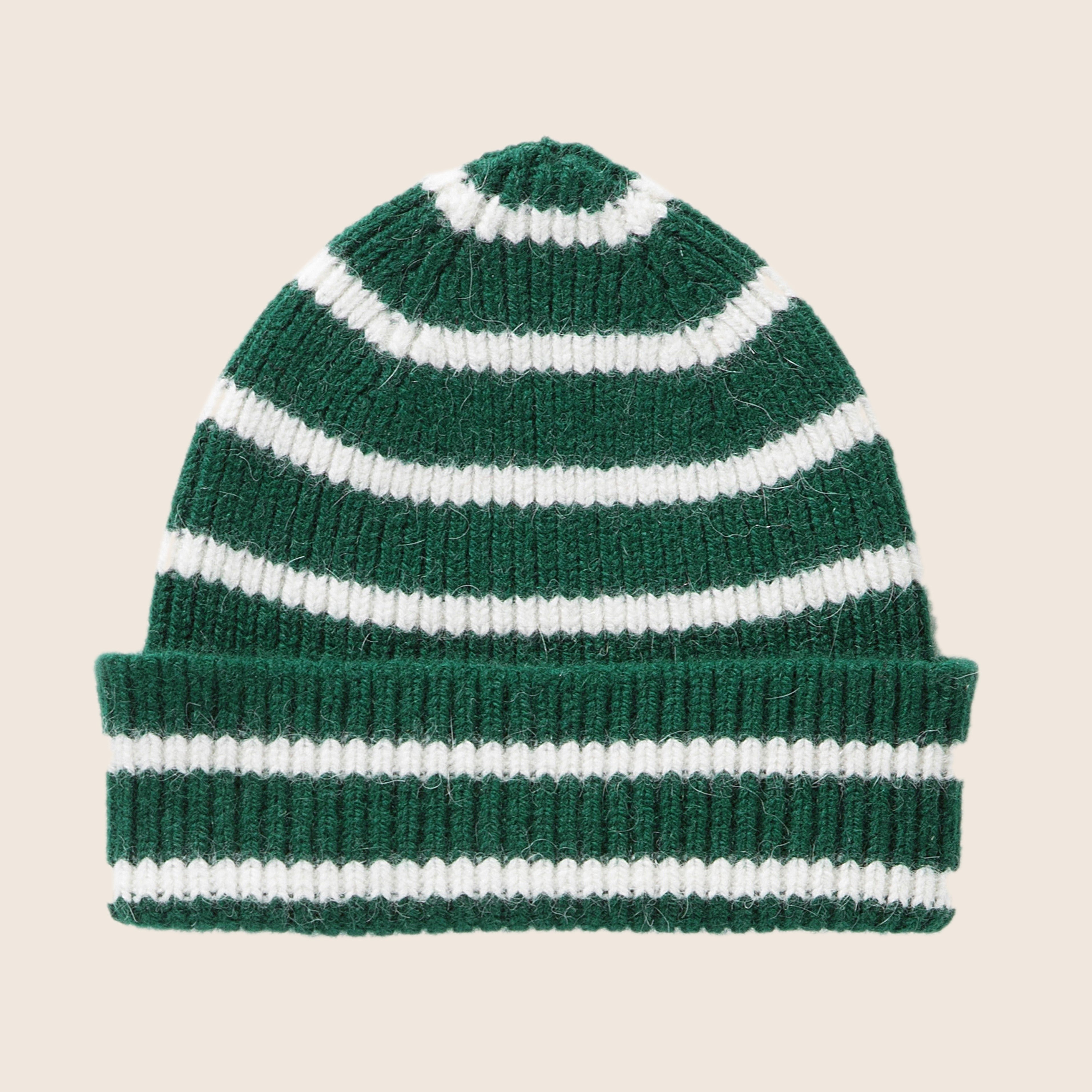 LE BONNET- Strickmütze Kinder "Beanie" Moss Stripe - - No59 Conceptstore Cologne