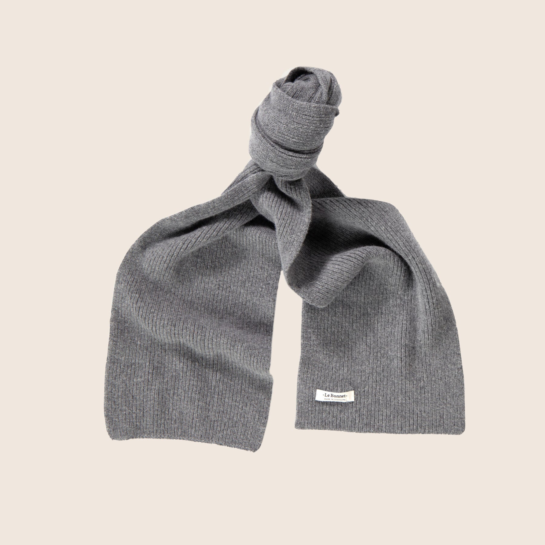 LE BONNET - Strickschal Slate Grey