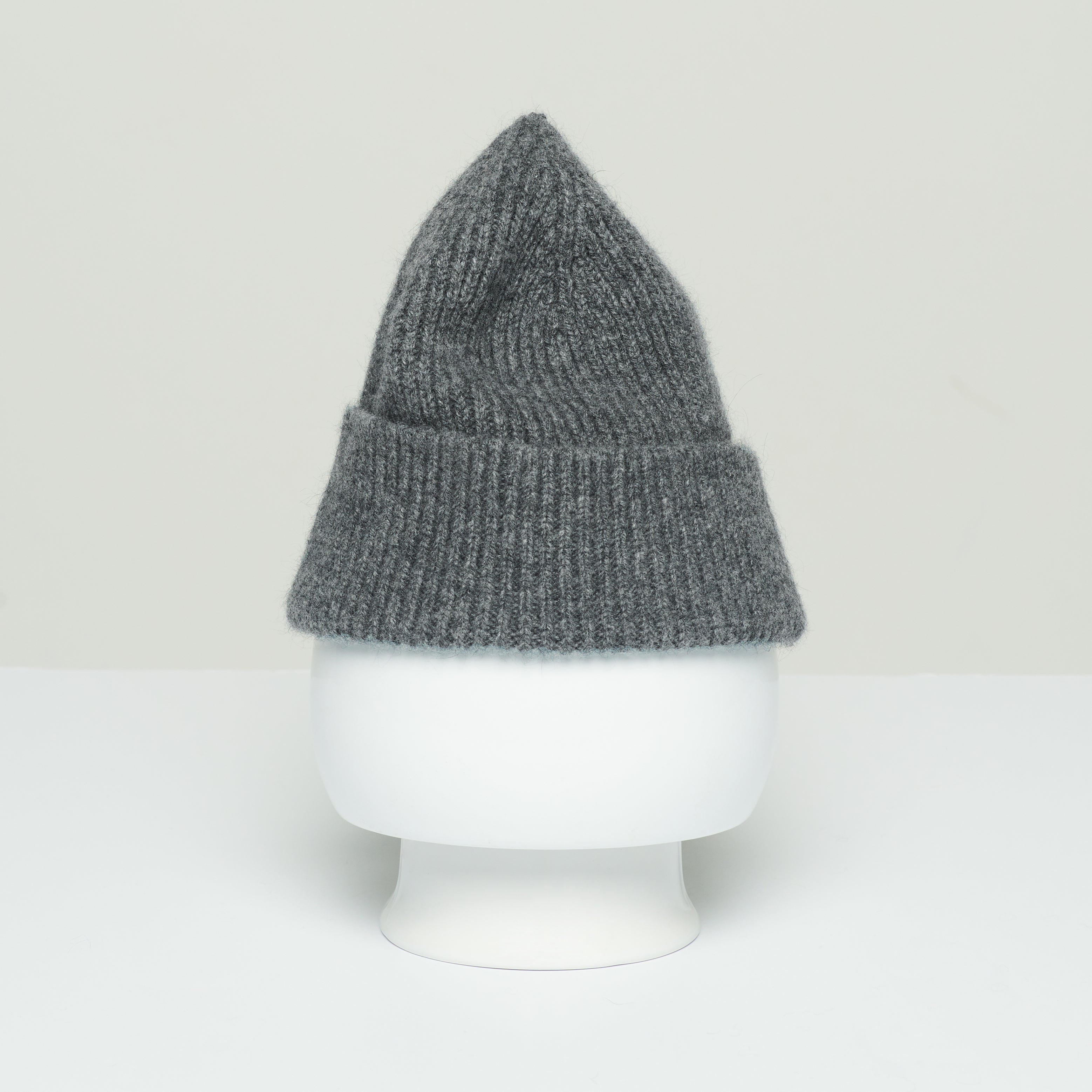 LE BONNET - Strickmütze "Beanie" Slate Grey