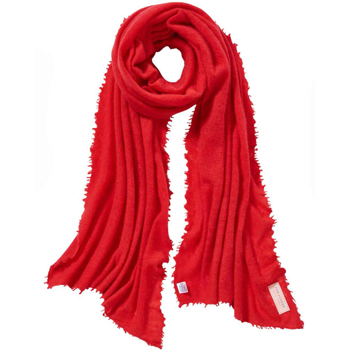 PUR SCHOEN - Kaschmirschal "246-9970" in Red