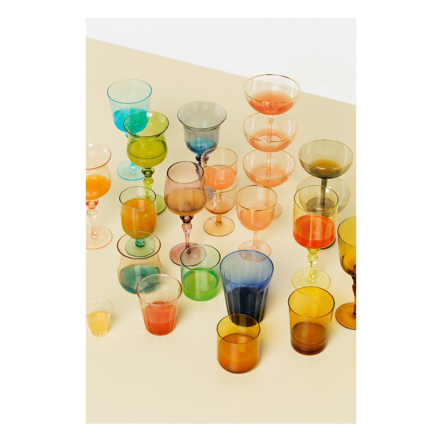 BITOSSI - Wasserglas BEI00041 "Acqua Bloom" Blu