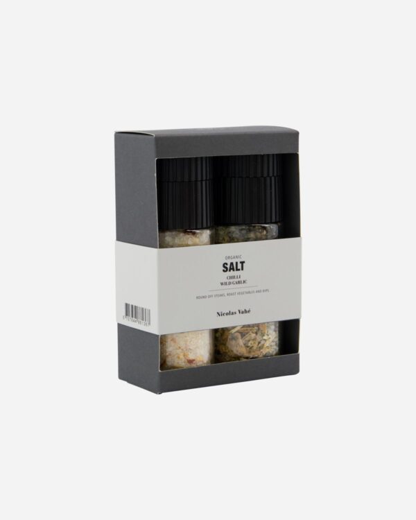 Nicolas VaheGift box, Nicolas Vahé Organic Chilli salt &amp; Wild garlic