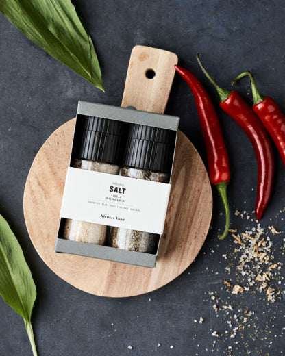 Nicolas VaheGift box, Nicolas Vahé Organic Chilli salt &amp; Wild garlic