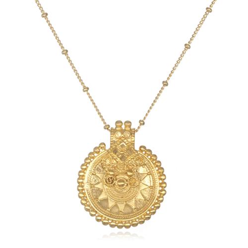SATYA - Kette &quot;NG188-L36-B&quot; Gold Mandala
